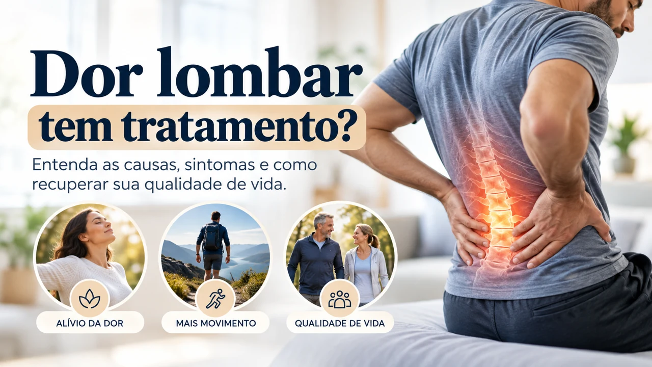Dor lombar: causas, sintomas, tratamento e recuperação da qualidade de vida